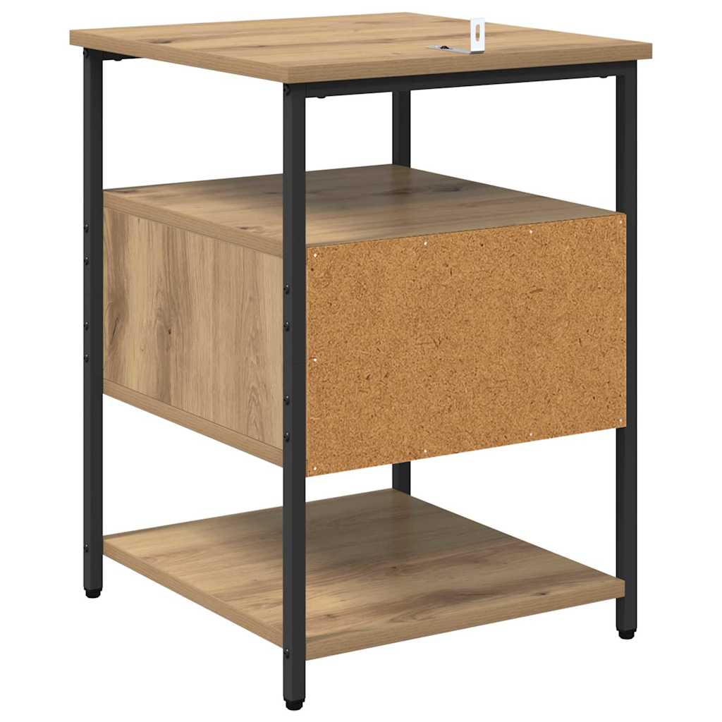 Bedside Cabinet Artisan oak 40 x 42 x 56 cm Engineered wood